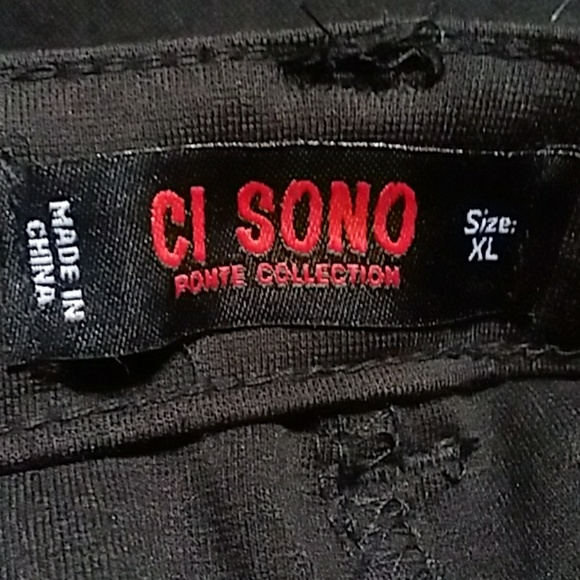 NWT Black Jeggings Ci Sono Ponte Collection - Picture 3 of 8